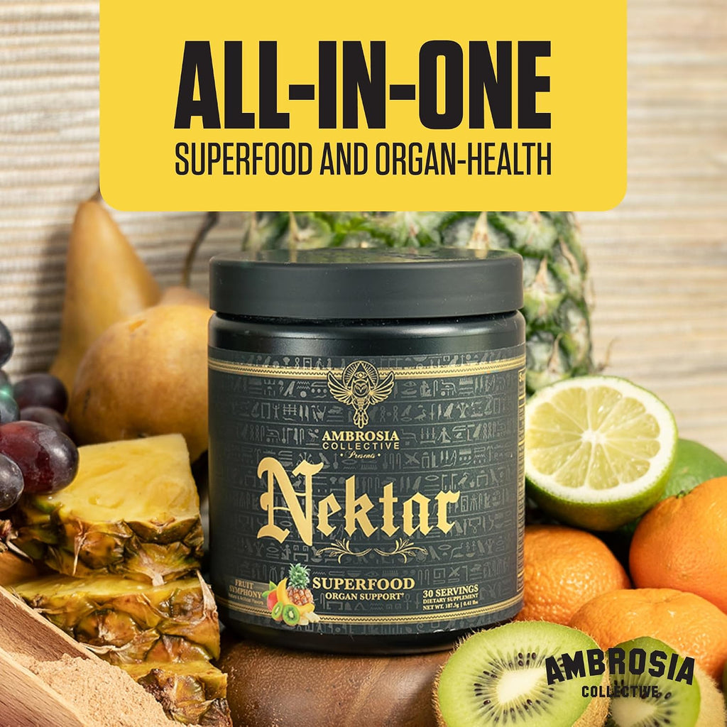 Ambrosia Superfood Organ & Cycle Support Powder, Fruta Sinfonía, 30 dosis