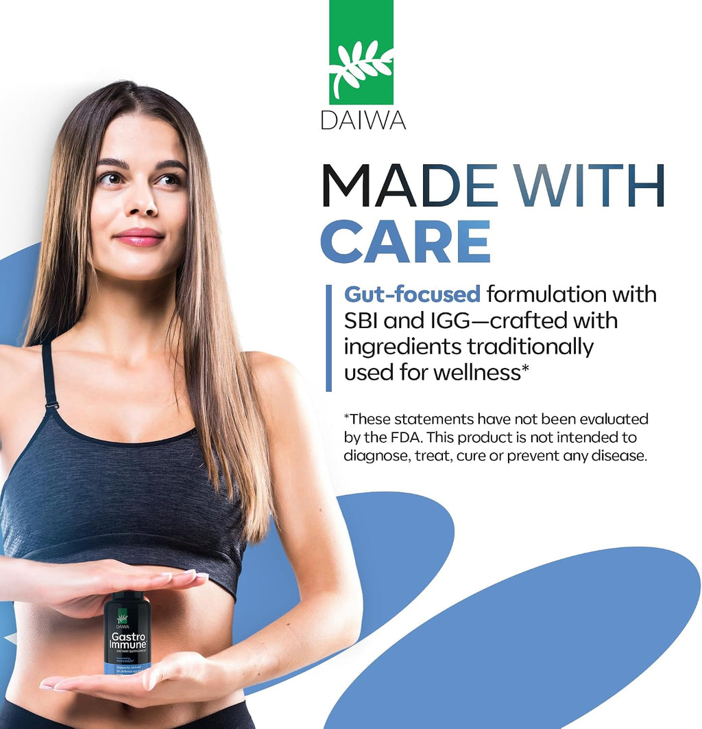 Daiwa GastroImmune - 60 Cápsulas - Salud Digestiva e Inmunidad