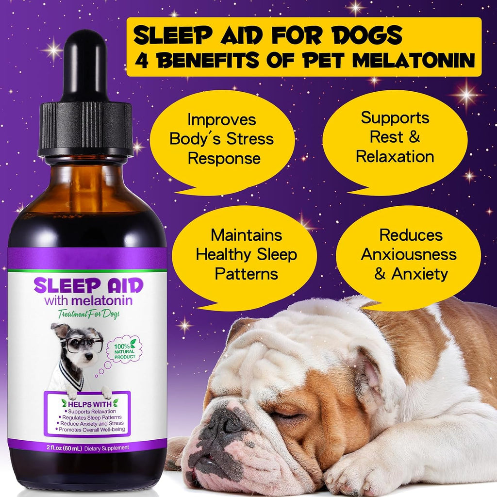 Melatonina Líquida para Perros - Apoyo a la Relajación y Reducción de la Ansiedad