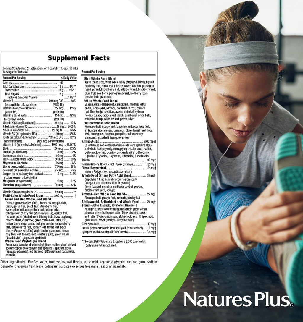 NaturesPlus Source of Life GOLD Multivitamínico Líquido - 887 ml