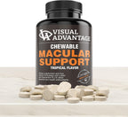 Visual Advantage® Macular Support Chewables – AREDS2 – 180 Comprimidos Masticables Sabor Tropical