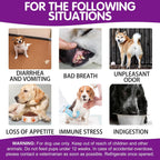 Probióticos Masticables para Perros - Promueve Digestión y Pelaje - Suplemento de Fibra Natural - 120 Comprimidos Sabor Pato
