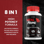 (5 Pack) Vital Prime Pills - Vital Prime Original Supplement, Vital Prime Advanced Formula, VitalPrime Maximum Strength Formula - Vitalprime Complex for Overall Wellness Support, USA (300 Capsules)