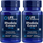 Life Extension Extracto de Rhodiola rosea, 250 mg, 60 Cápsulas Vegetarianas