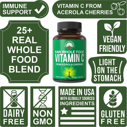 Peak Performance Cápsulas de Vitamina C Natural de Acerola - 90 Cápsulas, 500 mg por Toma – Image 3
