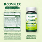 INNERVISNUTRITION Complejo B Bioactivo con B12 y Folato Activos – 60 Cápsulas Veganas