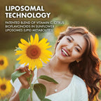 BlueBonnet Nutrition Vitamina C Liposomal 1000 mg, con Aceite de Girasol, 180 Cápsulas Vegetales