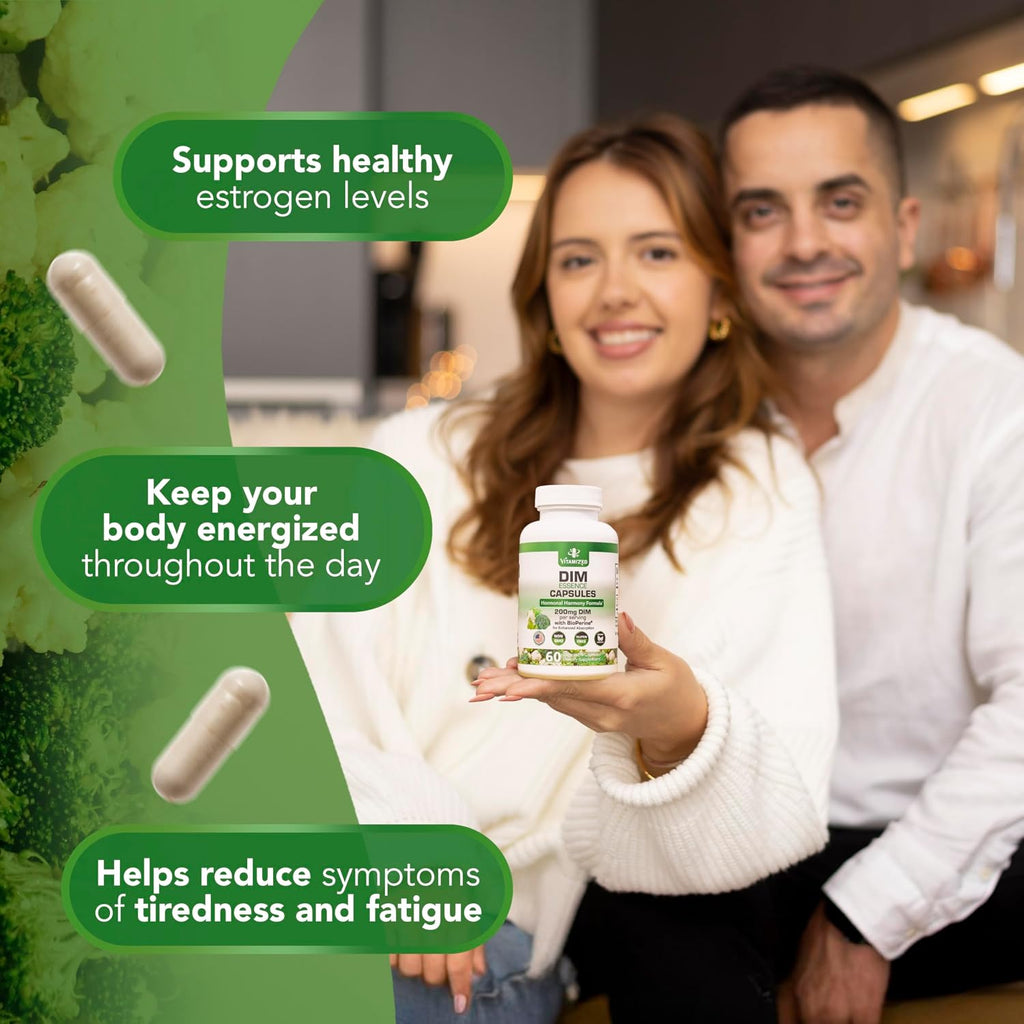 DIM 200mg con Bioperina – Apoyo hormonal y salud de la piel (2 meses)