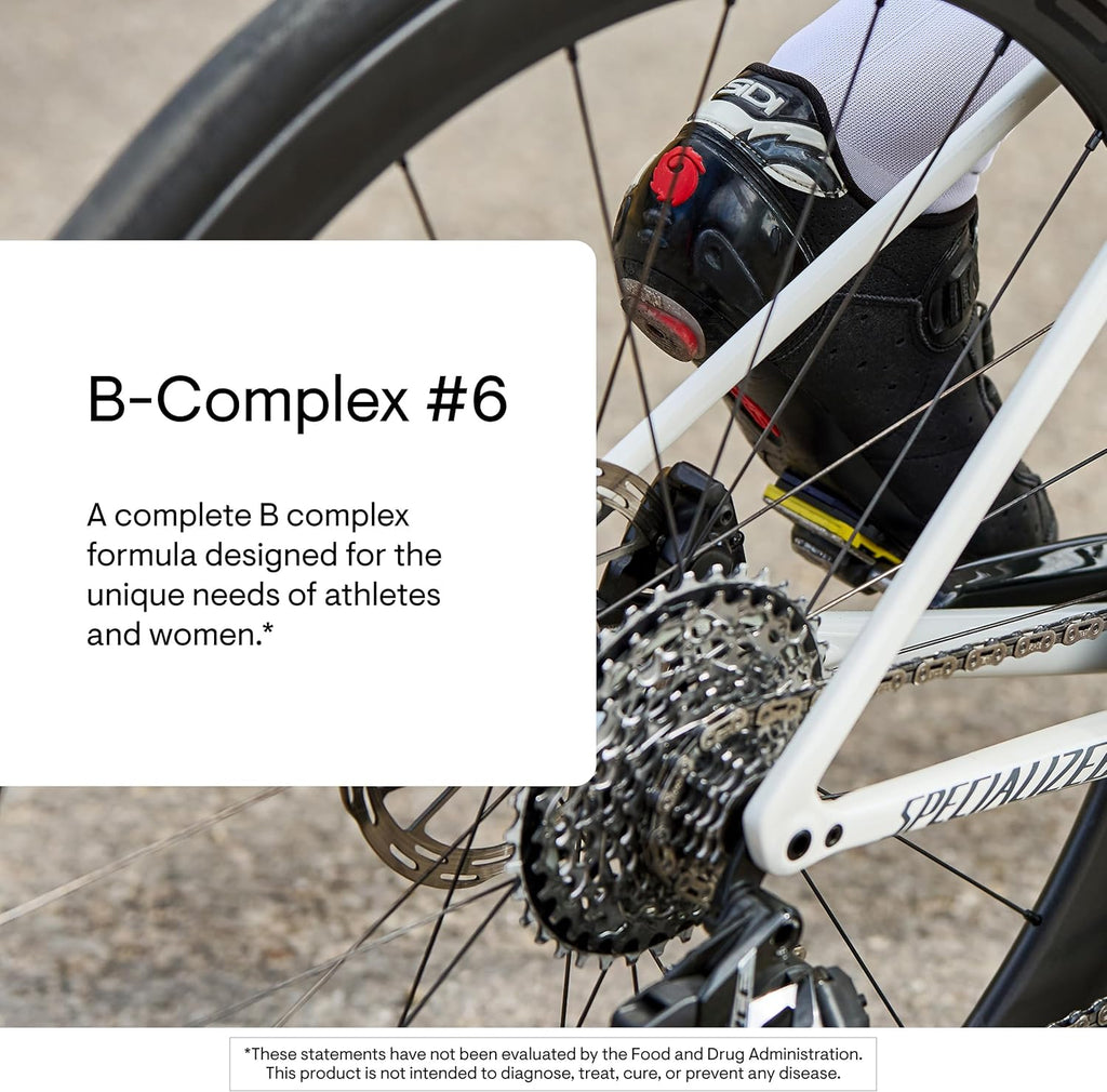 THORNE B-Complex #6 - Complejo de Vitaminas B con Formas Activas y B6 Extra, 60 Cápsulas