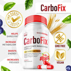 5 Pack - Carbofix Pills, 60 Comprimidos por Frasco para 30 Días
