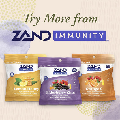 ZAND Immunity Pastillas de Saúco y Zinc para la Garganta - 2 Pack, 50 uds – Image 5