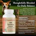 Kan Herb Company APR Nourishing Formula – Mezcla herbal tradicional china para perros y gatos, 120 comprimidos