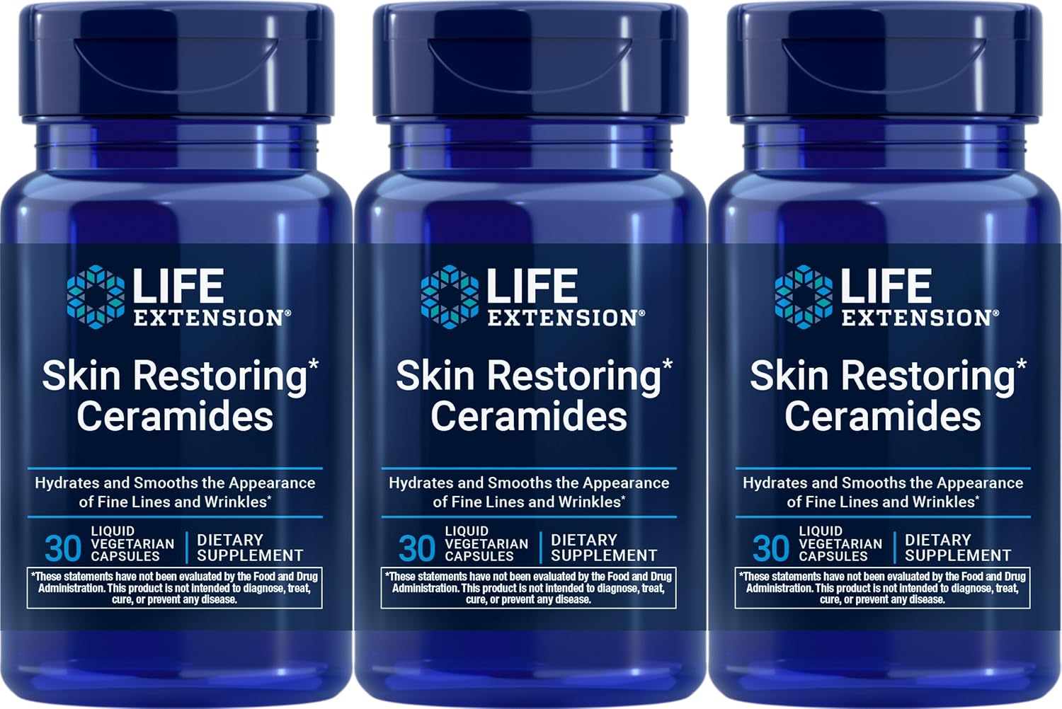 Life Extension Skin Restoring Ceramidas, 50 Cápsulas Vegetales - Complemento de Fitoceramidas