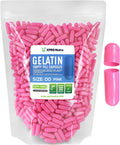 XPRS Nutra Cápsulas Vacías de Gelatina Tamaño 00 - 1000 Unidades (Rosa)