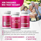 NESSARIT Myo-Inositol, D-Chiro Inositol, Berberina, Ashwagandha y Maca – 150 Cápsulas