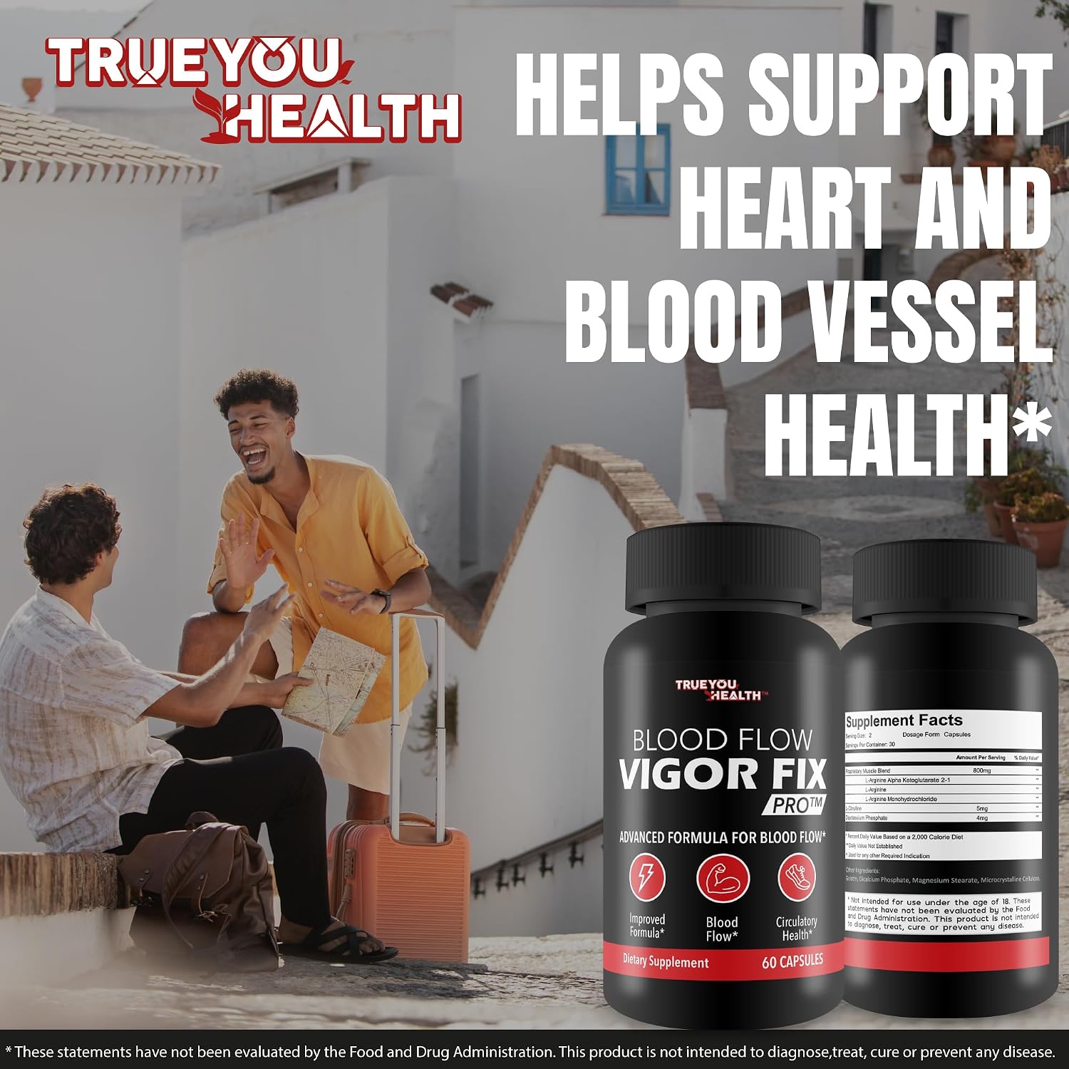 Blood Flow Vigor Fix Pro - Suplemento de Circulación Sanguínea para Hombres