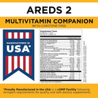 Viteyes Classic AREDS 2 Companion Multivitamin Sin Beta-Caroteno, 90 Caplets