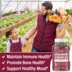 NEW AGE Complejo B Gominolas con Vitaminas B3, B6, B12, Biotina, Ácido Fólico y Vitamina C - 120 Gominolas (2 Paquetes)