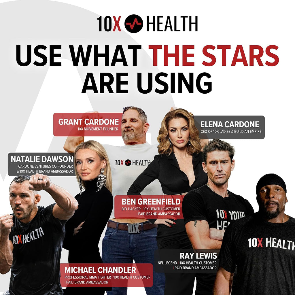 10X Health TMG - Suplemento de Trimetilglicina para Hígado, Corazón y Energía - 60 Cápsulas