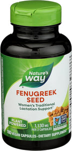Nature's Way Fenugreek Seed, 180 Cápsulas