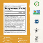 Garden of Life Vitamin Code Raw Vitamin C - 120 Cápsulas, 500mg de Vitamina C de Alimentos Integrales con Mezcla de Frutas y Verduras y Probióticos