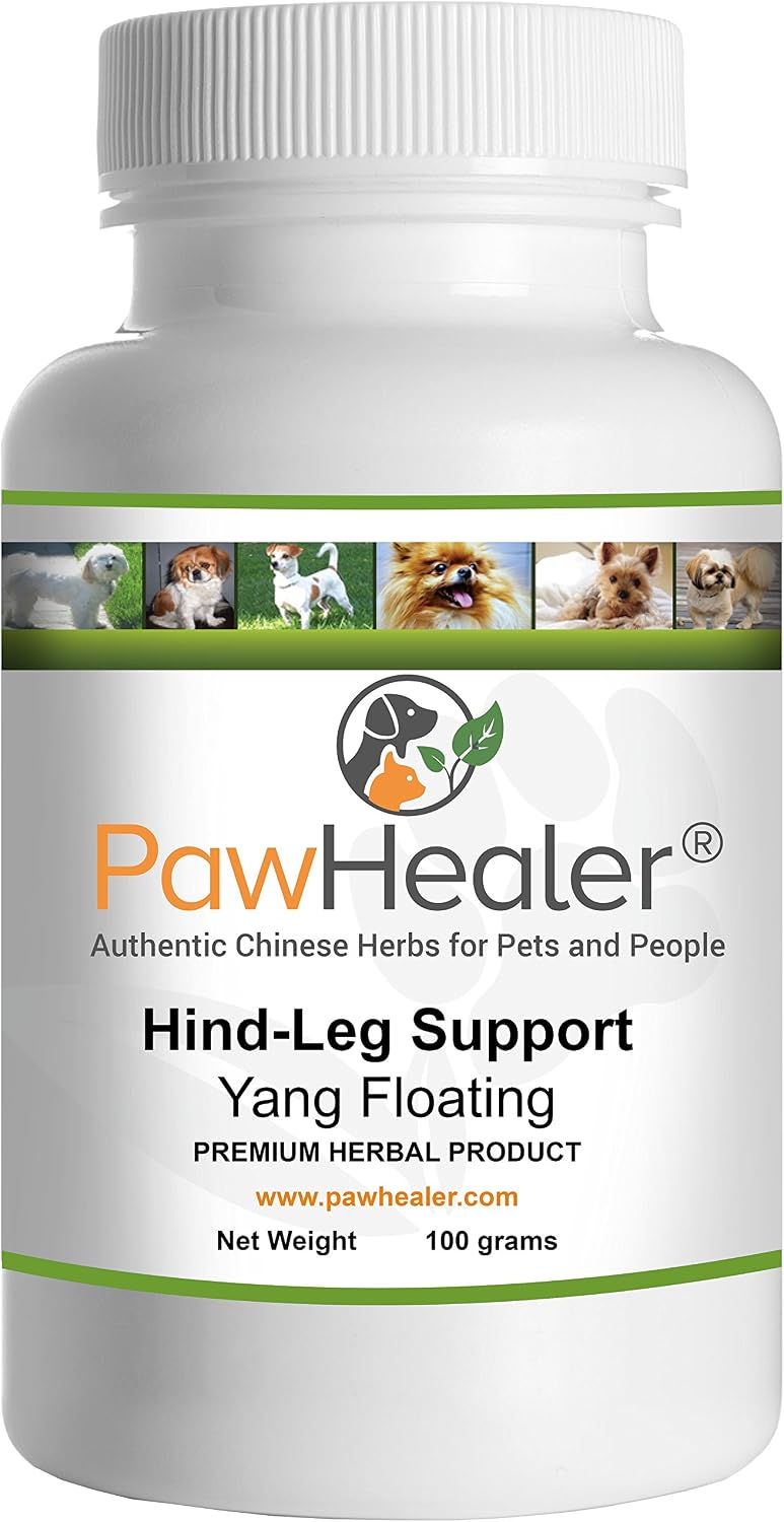PawHealer Hind Leg Weakness: Yang Floating - 100 g de Polvo Herbal para Perros