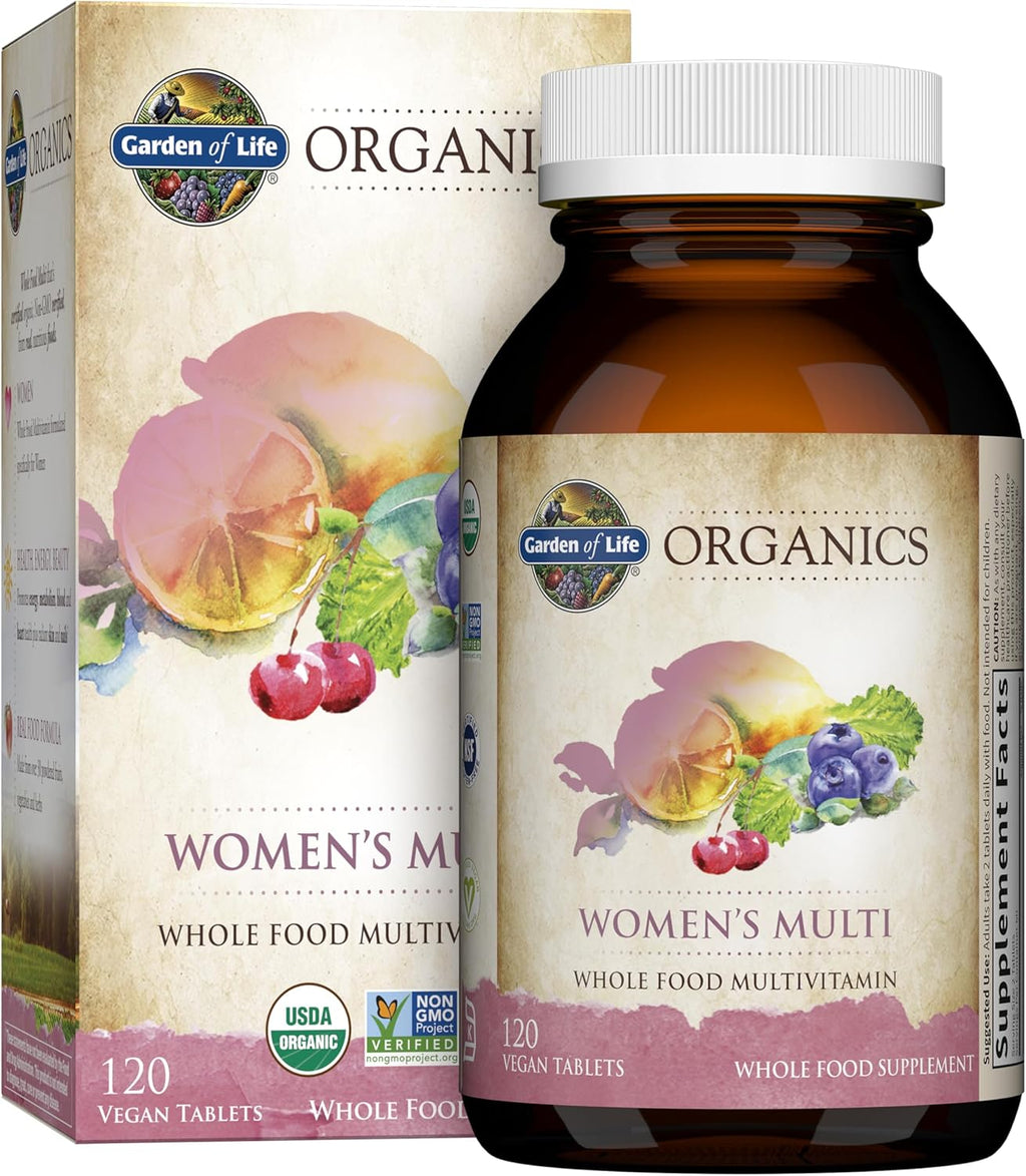 Garden of Life Multivitamínico Orgánico para Mujeres - 120 Comprimidos