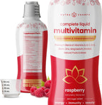 NutraChamps Complete Liquid Multivitamins | Sin Azúcar Añadido | Vitaminas para Mujeres, Hombres y Niños | Suplemento Multivitamínico Líquido Vegano | Energía, Inmunidad y Belleza