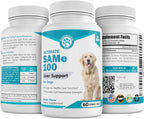 Pawsitive Same 100 - Apoyo Hepático para Perros con SAMe, 60 Comprimidos Masticables Sabor Bacon
