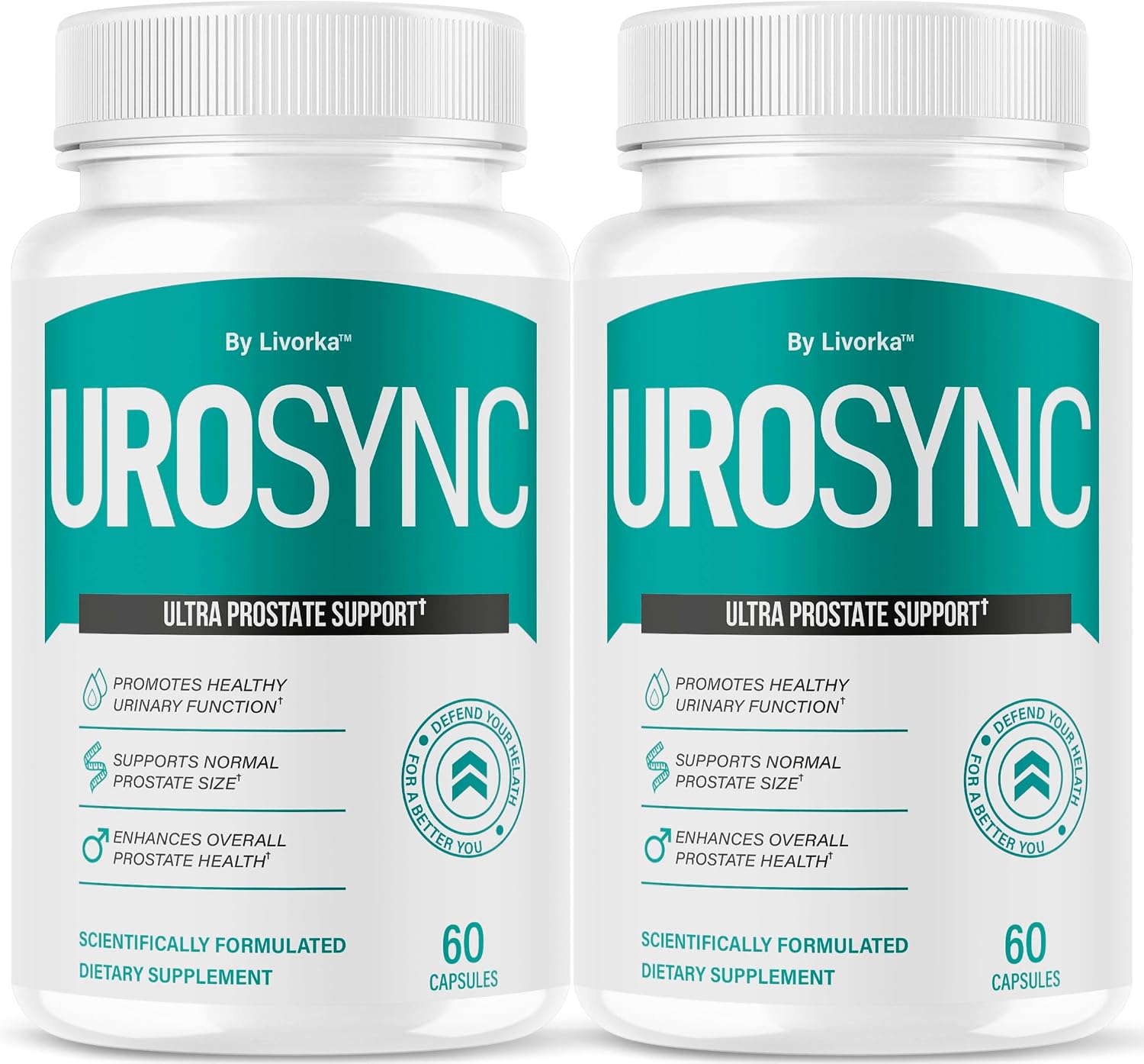 (Pack de 2) UroSync Cápsulas - Suplemento Oficial para Hombres con Ingredientes Naturales, Fórmula Avanzada Premium, UroSynic para el Bienestar Diario, 120 Cápsulas para 2 Meses