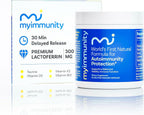 Lactoferrina 300mg con Vitaminas D3, K2, B12 y Taurina – Cápsulas de Liberación Retardada – MyImmunity