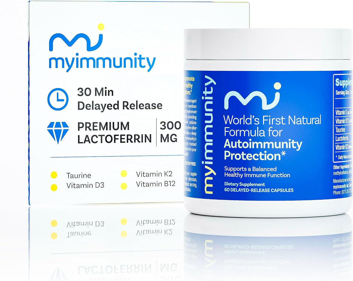 Lactoferrina 300mg con Vitaminas D3, K2, B12 – Lactoferrina (300 mg): Contribuye al mantenimiento normal del – Image 1