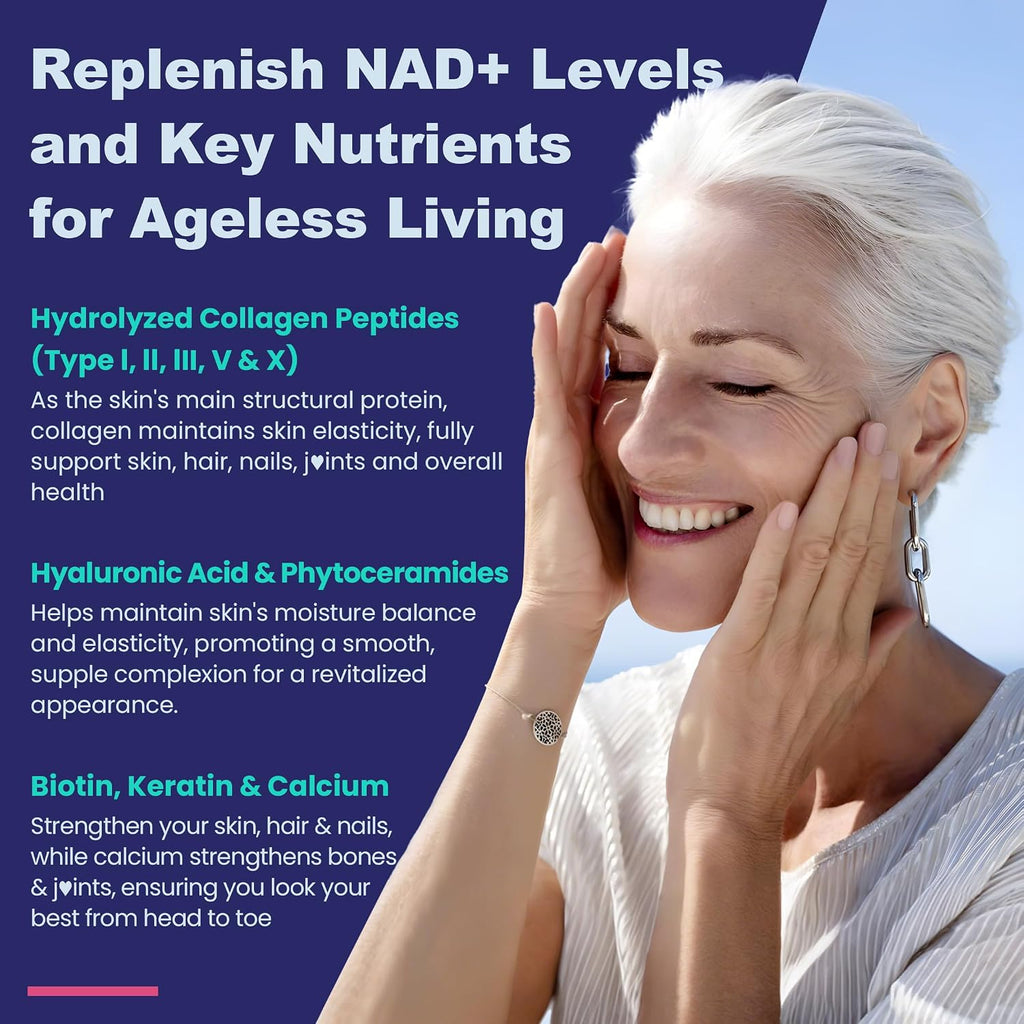 NEVISS Nicotinamide 500mg Gummies - Suplemento de Vitamina B3 con Colágeno