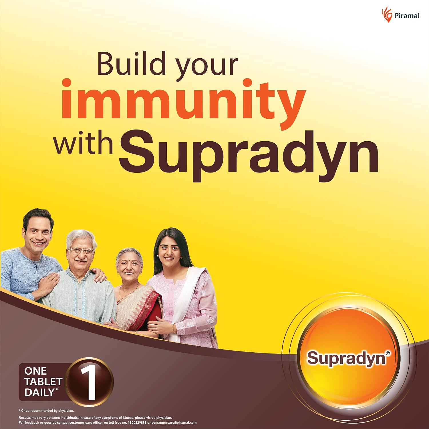 Supradyn Multivitaminas con Minerales y Oligoelementos, 225 Comprimidos
