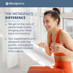 Metagenics HerWellness Recharge Overnight - Apoyo al Sueño Femenino con Magnesio Quelado, Albahaca Sagrada, Zinc y Vitamina C - 60 Comprimidos