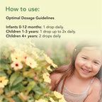 ChildLife Essentials Gotas Orgánicas de Vitamina D3 para Bebés y Niños, 400 IU, Sin Sabor
