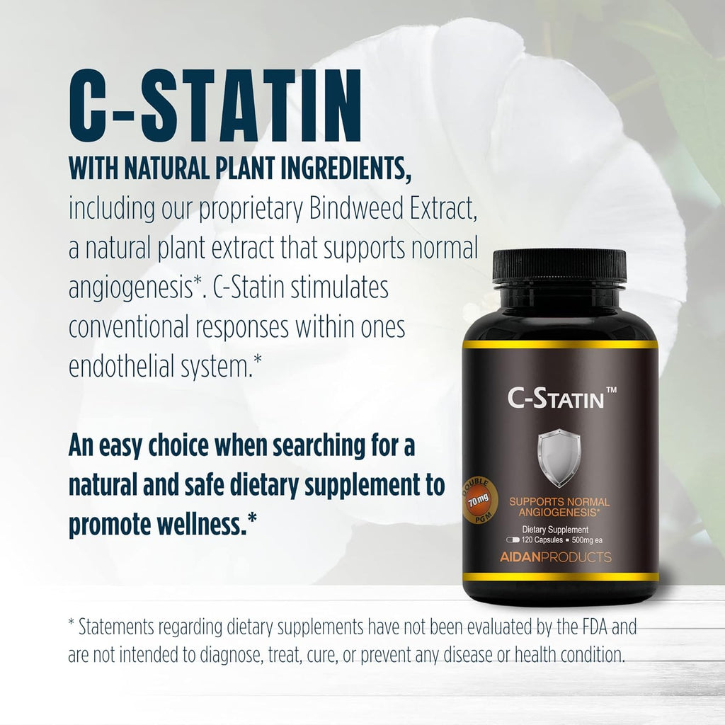 C-Statin - Normal Angiogenesis Support - Proprietary Extract (120 Capsules)