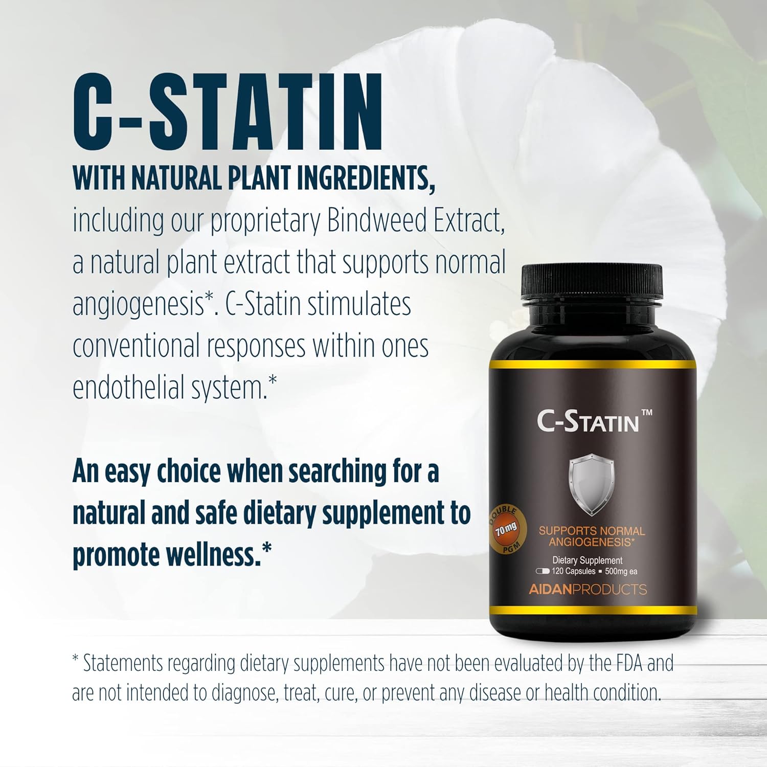 C-Statin - Normal Angiogenesis Support - Proprietary Extract (120 Capsules)