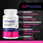 EZ Prostate Cápsulas - Suplemento para la Próstata, 60 Cápsulas (1 Mes)