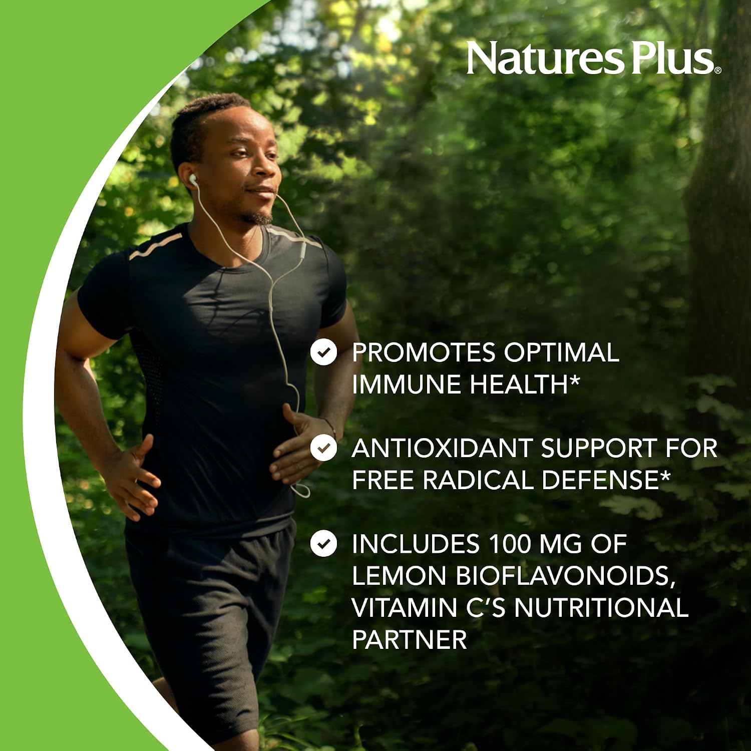 NaturesPlus Liquid Vitamin C - 1000 mg, 887 ml - With Lemon Bioflavonoids - Vegetarian, Gluten-Free - 30 Servings