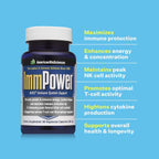 ImmPower AHCC Mushroom Supplement 6-Pack, 30 Vegetable Capsules, 500 mg