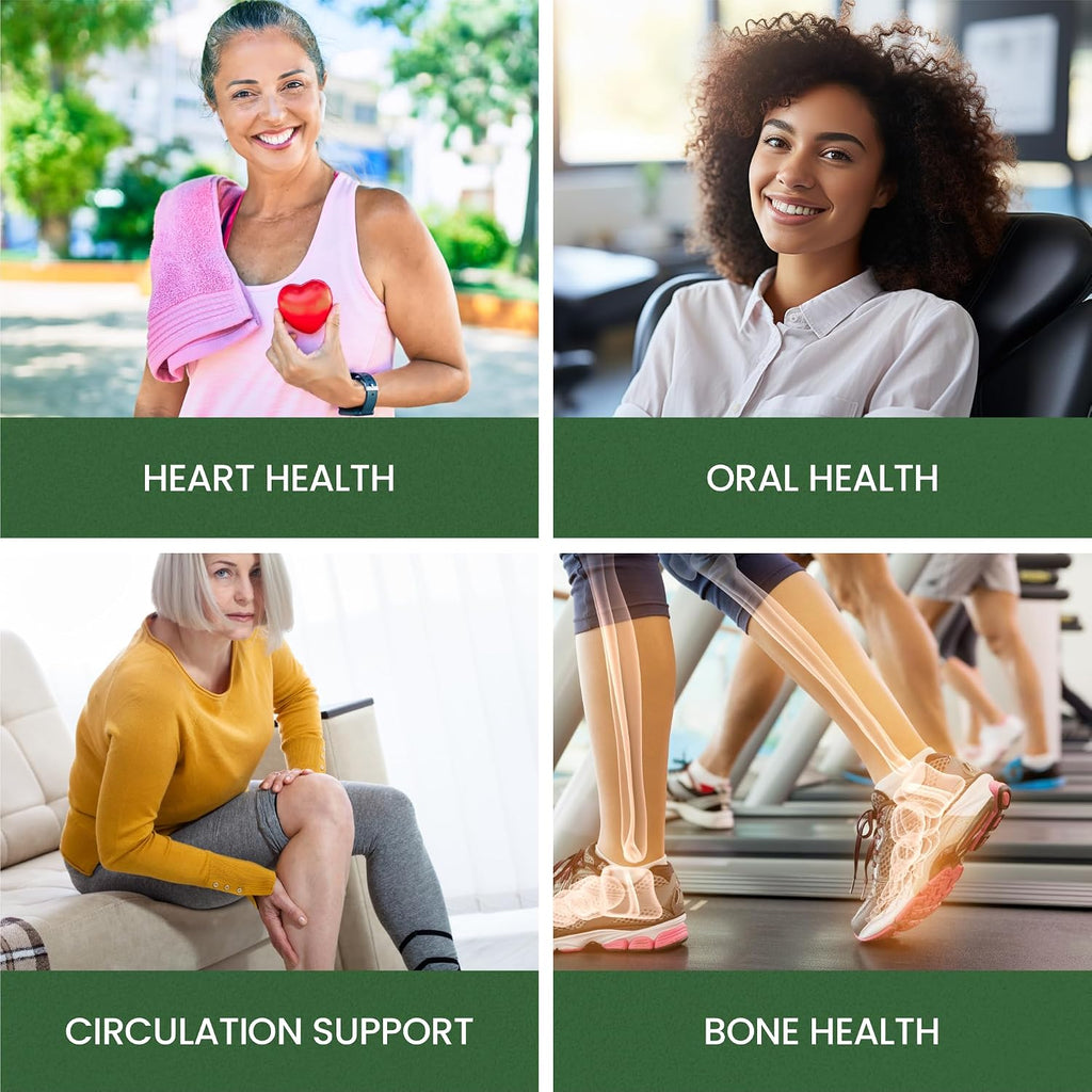 Whole Nature Vitamina D3 + K2 MK-7 con BioPerine - 5000 UI D3 + K2 MK-7 para Huesos - 60 Cápsulas Veganas