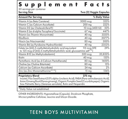 Michael's Health Teen Boys Multivitamínico – Vitamina C: Contribuye a la protección de las células frente al daño – Image 2