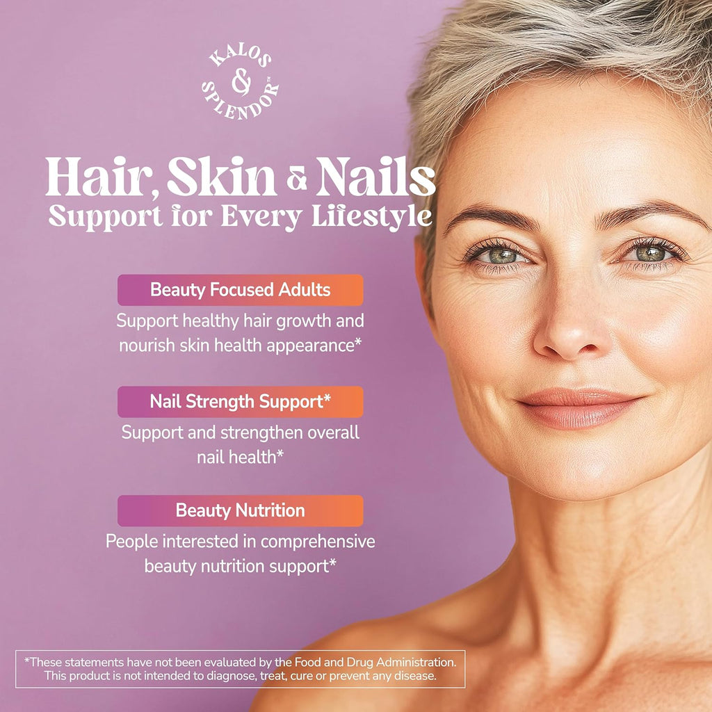 Kalos and Splendor 21st Century Hair, Skin and Nails - Extra Strength - 90 Comprimidos