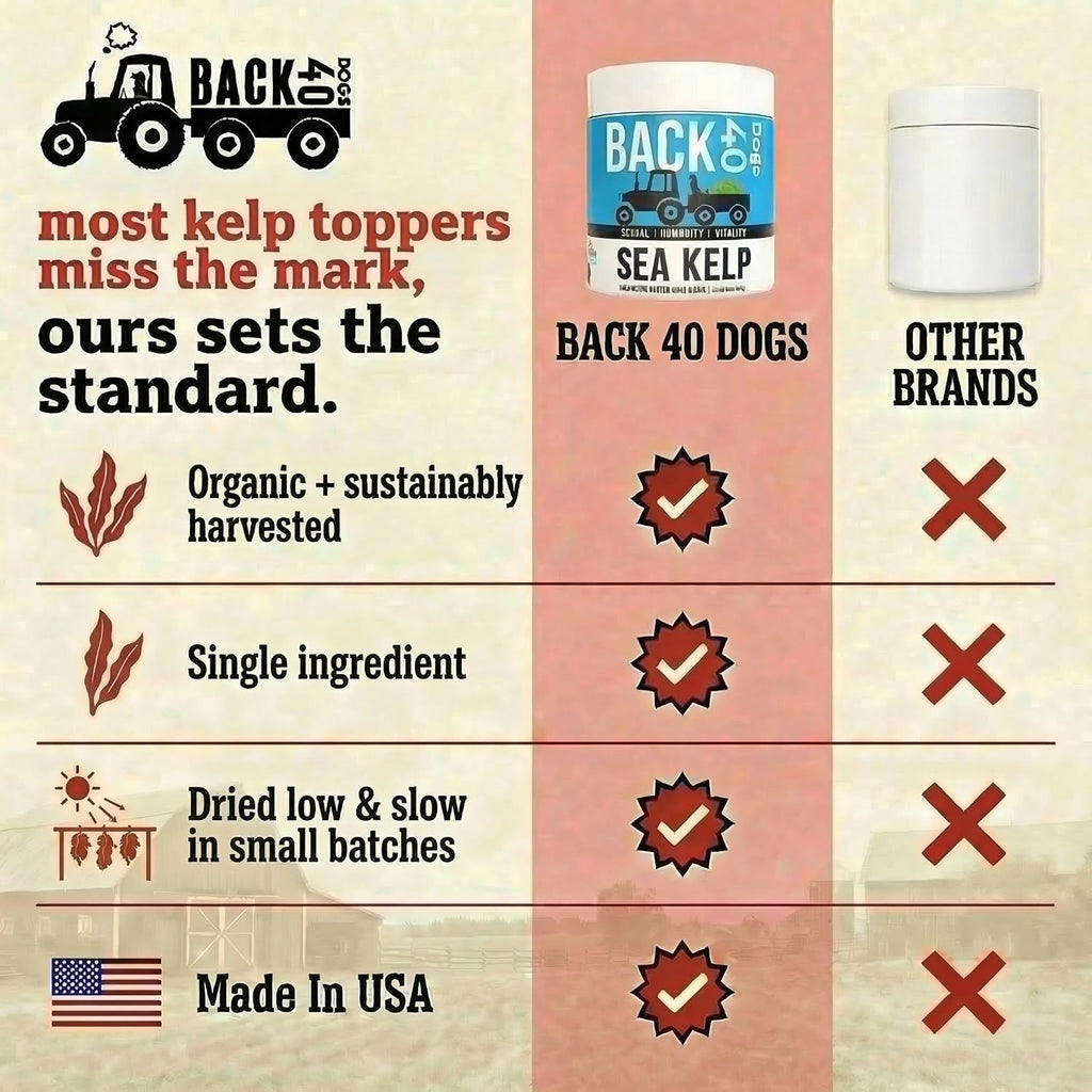 Organic Kelp Powder for Dogs - Alga Kelp Orgánica en Polvo para Perros y Gatos