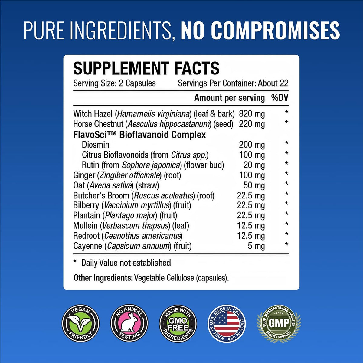 Approved Science TestiCare – Apoyo Venoso – Castaño de Indias (220 mg): Tradicionalmente utilizado para apoyar la – Image 6