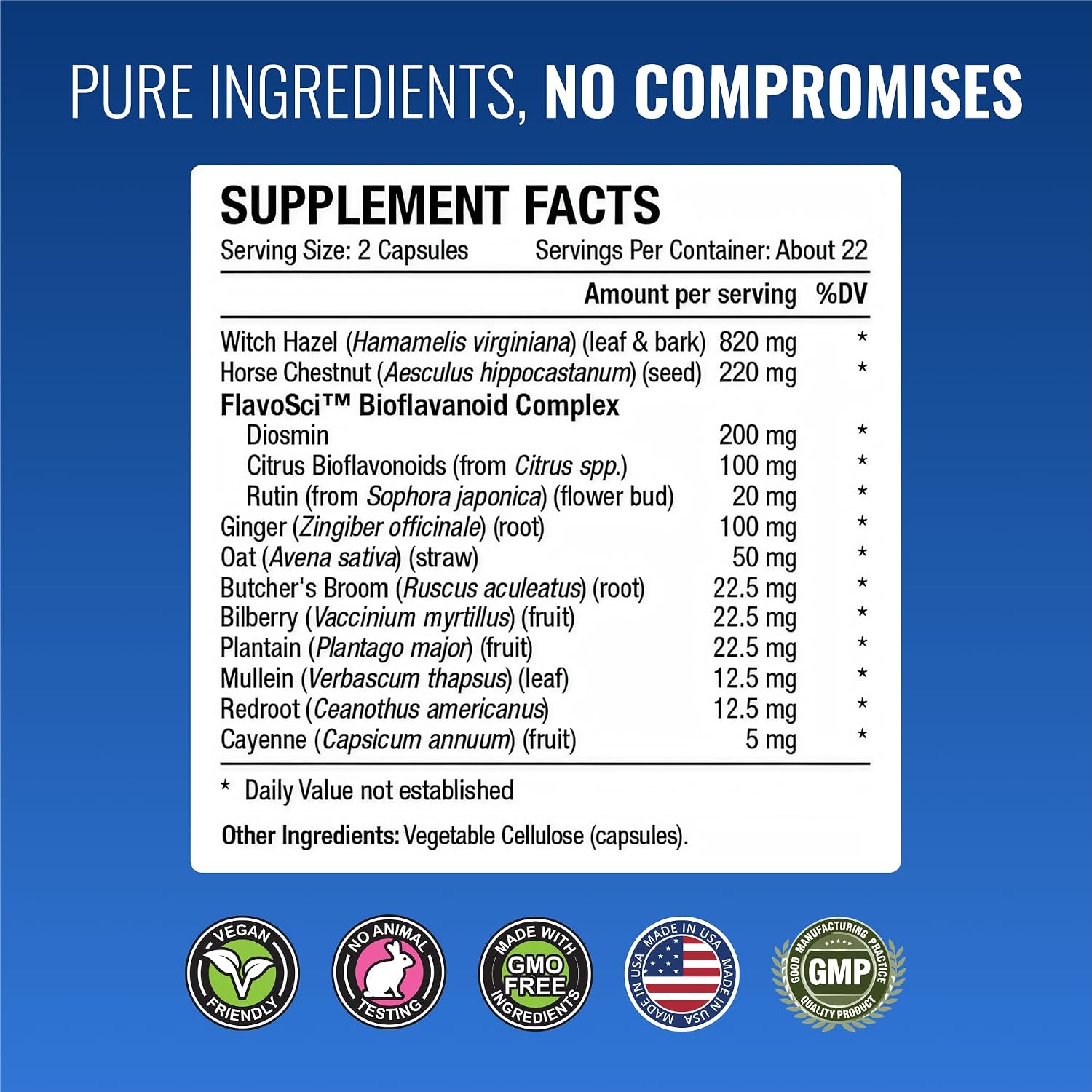 Approved Science TestiCare – Apoyo Venoso Testicular con Castaño de Indias y Hamamelis – 3 Botellas (135 Cápsulas) – Vegano