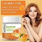 Nature's Key Gominolas de Biotina con Vitamina C y E – Veganas – 60 unidades