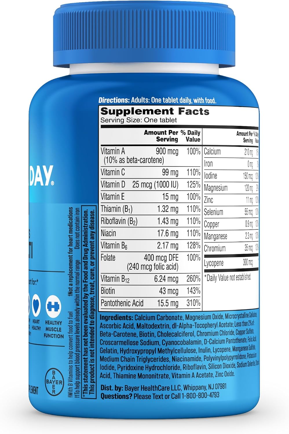 One A Day Multivitamínico para Hombres - 200 Comprimidos