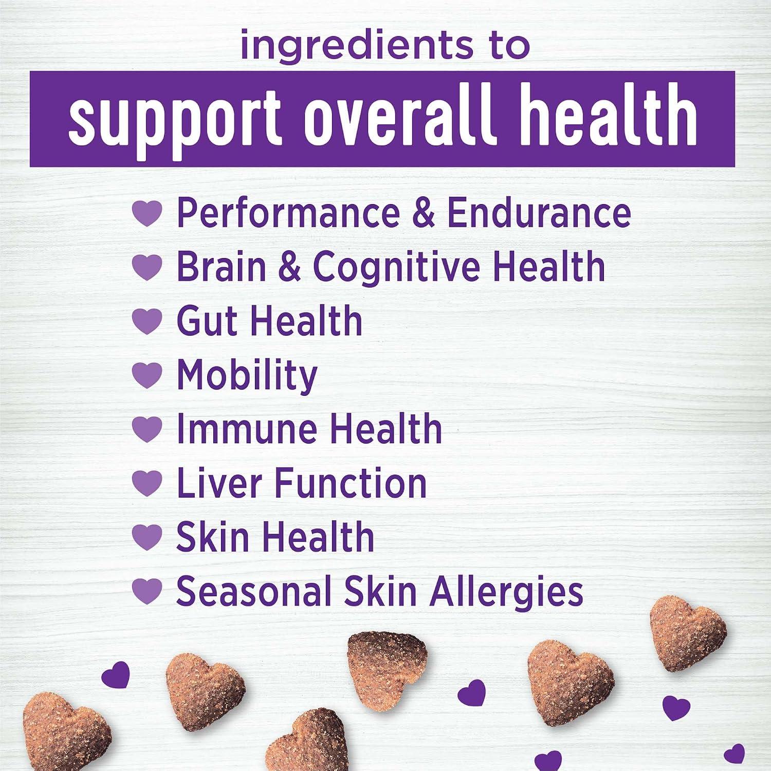 Wellness Masticables Blandos Sabor a Mantequilla de Cacahuete y Manzana Suplementos Multibeneficio para Perros, 45 Unidades